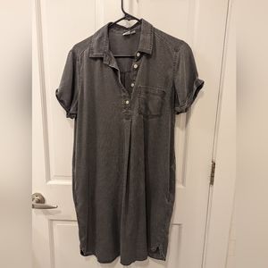 Grey Jean Midi length dress